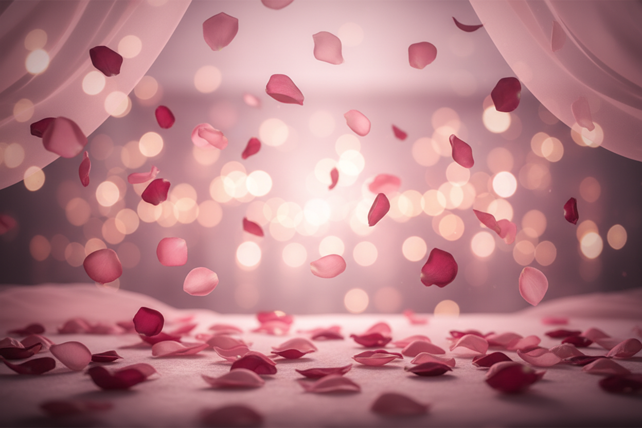 Romantic Pink Hero Background